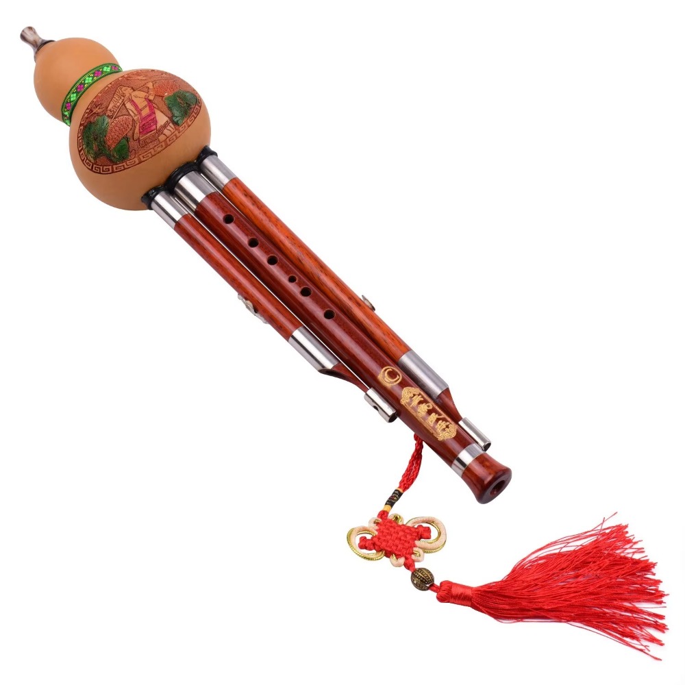 Musical Instrument In Chinese - 3 Tonlu C Tuşlu Hulusi Kabak