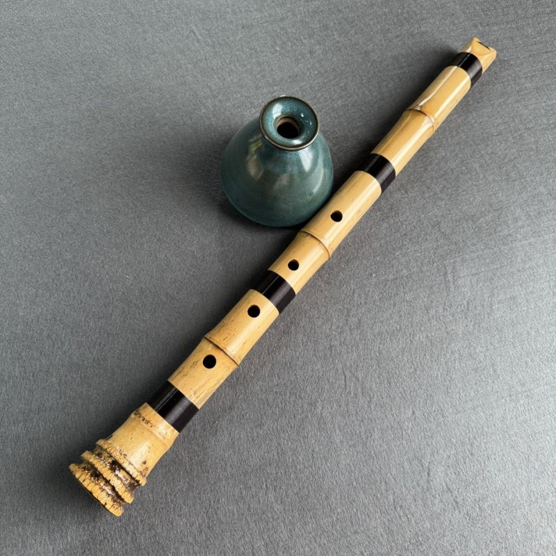 Musical Instrument In Chinese - 5 Delikli Shakuhachi Çin Geleneksel Shakuhachi
