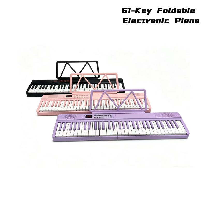 Musical Instrument Synthesizer - 61 Tuşlu Taşınabilir Dijital Piyano Klavyesi