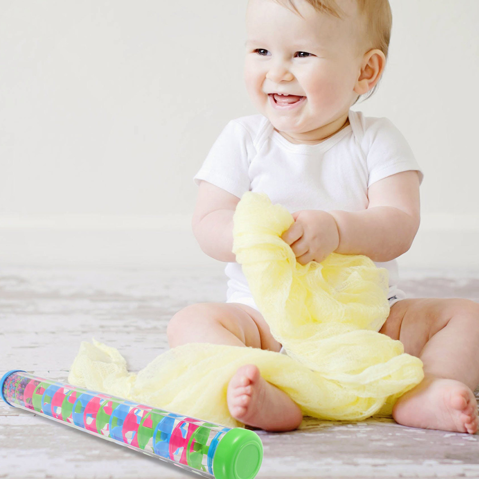 Musical Instrument For Toddlers - 2 Adet Yağmur Çubuğu Spiral Müzik