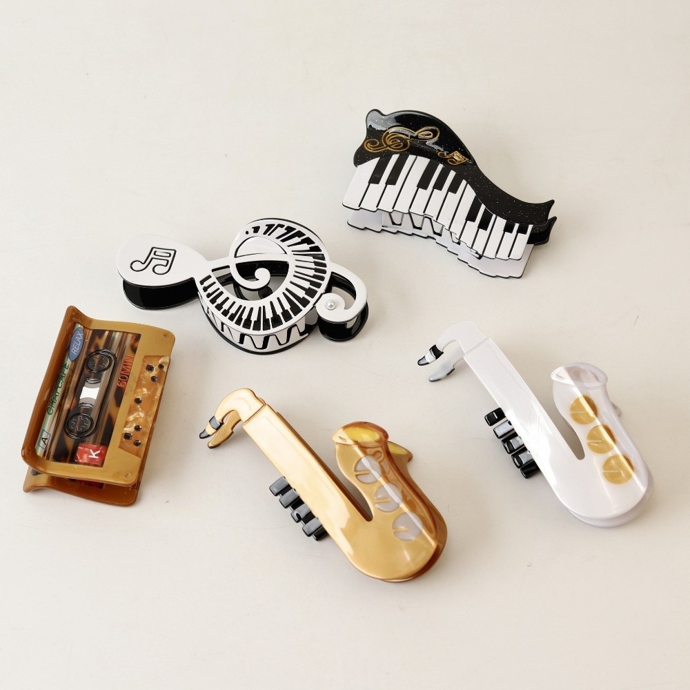 Musical Instrument Video - Yeni Asetik Asit Asetat Saç Tokası
