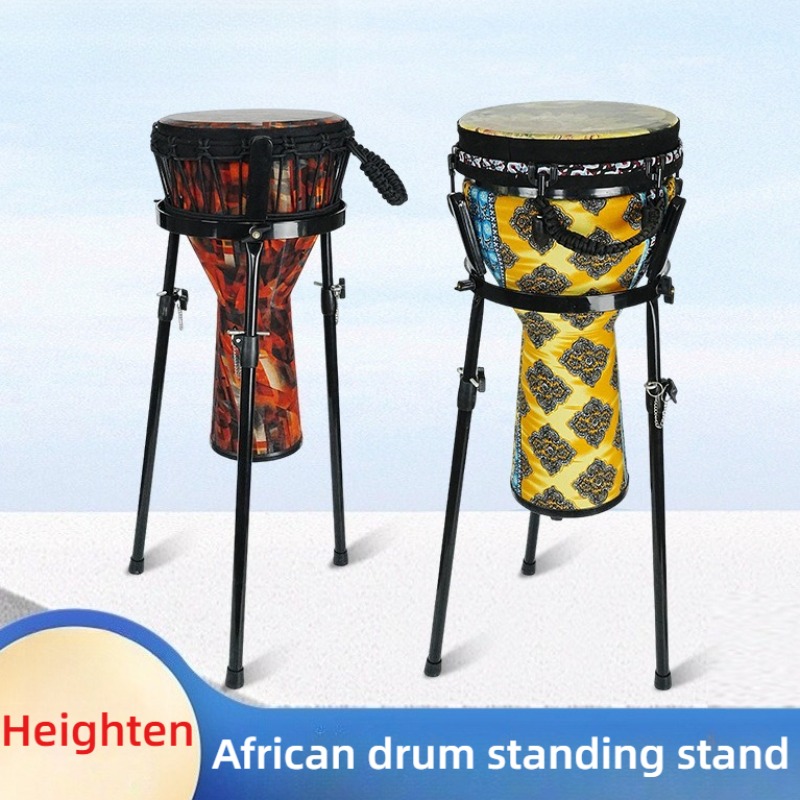 Musical Instrument Djembe - Yüksekliği ayarlanabilir Afrika davul standı, sağlam,