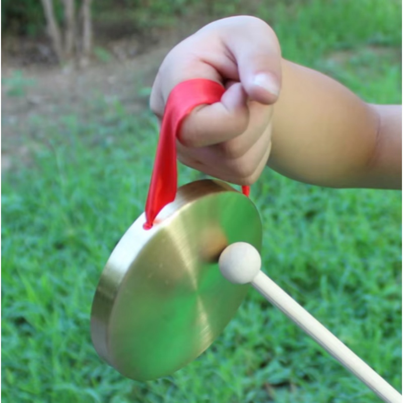 Musical Instrument For Toddlers - 1 adet el gong ahşap çubuk
