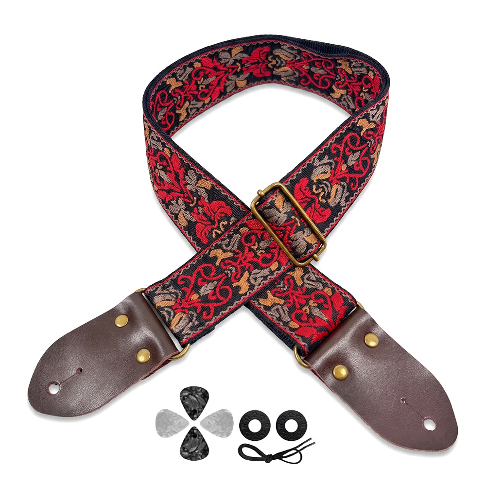 Nakışlı Baskılı Gitar Askısı V - Musical Instrument Dulcimer incelemesi ve fiyatı