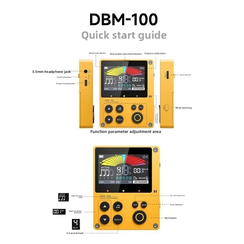 DBM-100 Metronom Şarj Edilebil - Musical Instrument Dulcimer incelemesi ve fiyatı