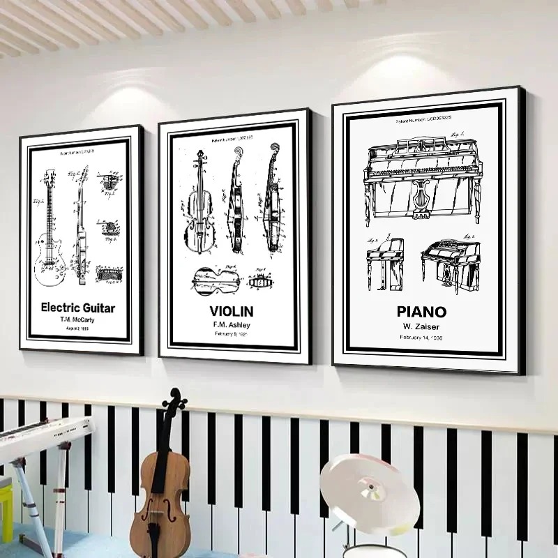 Müzik Aleti Patentleri Posterl - Musical Instrument Video incelemesi ve fiyatı